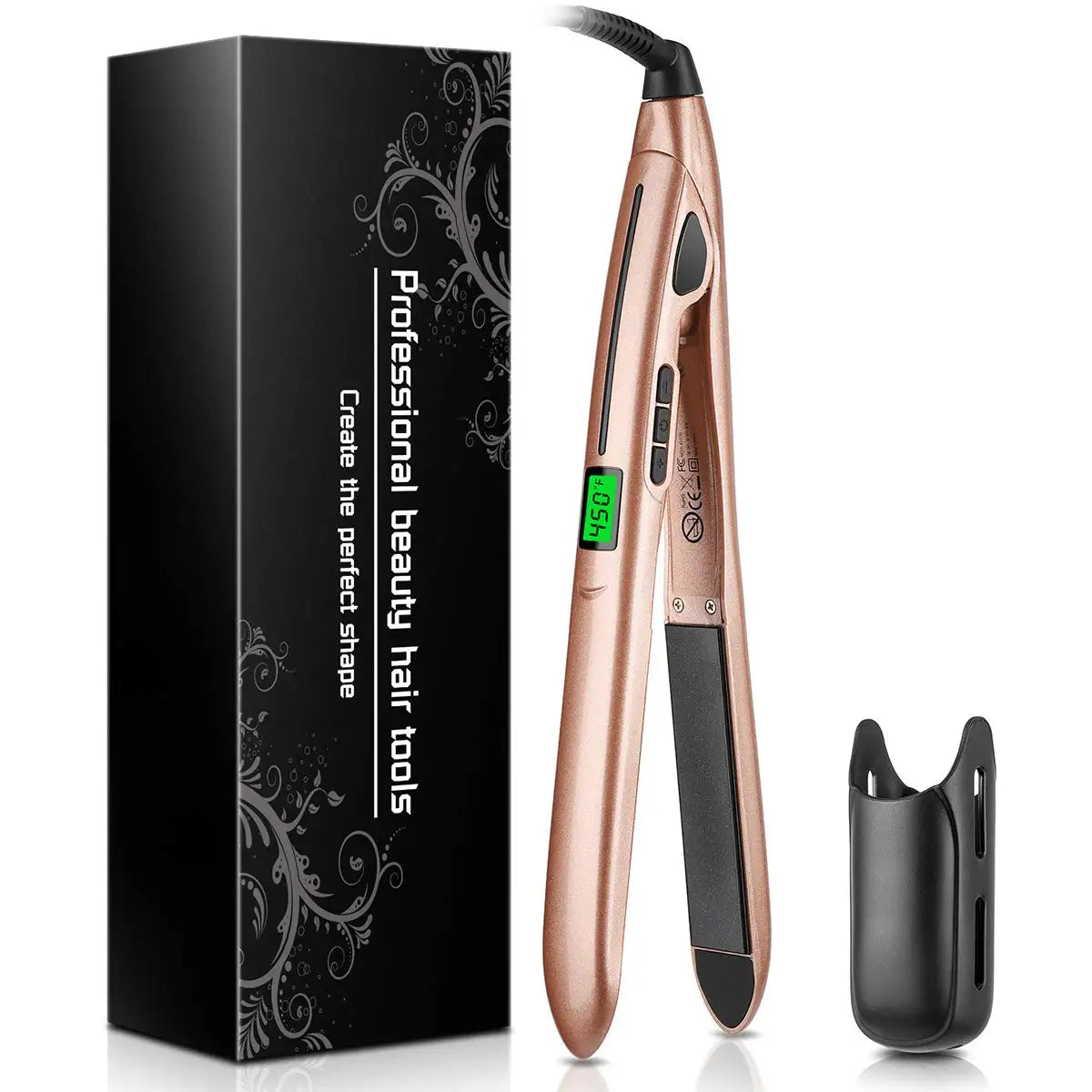 SmartWave™ – 2-in-1 Keramik-Haarstyler & Glätter mit LCD-Display | Glattes & welliges Haar ohne Frizz