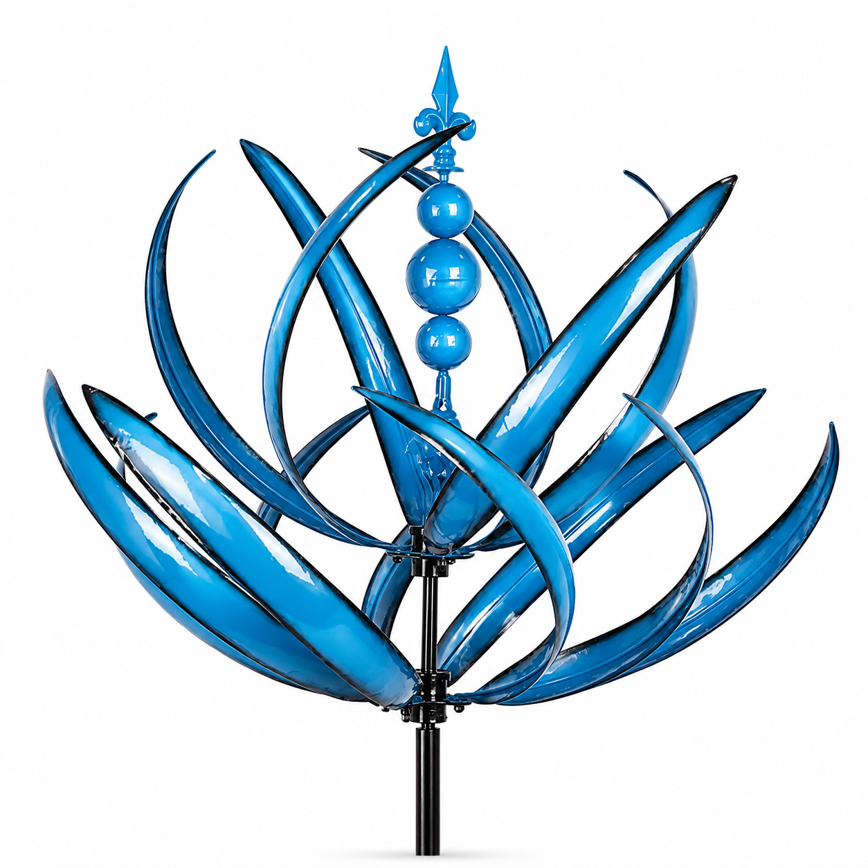 Harlow™ Wind-Driven Kinetic Art Sculpture – Eleganter Metall-Garten-Windspinner - Less Goods
