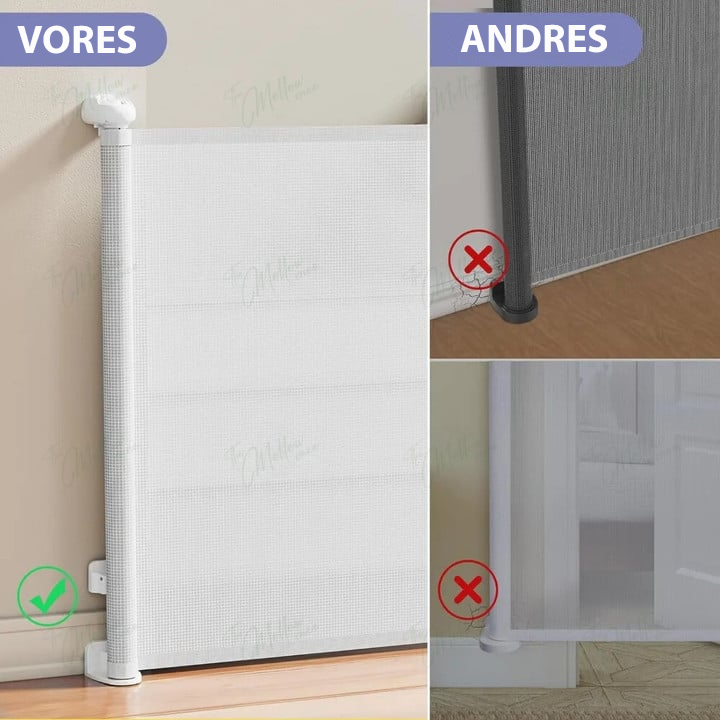 HavenGate™ Retractable Safety Gate – Ausziehbares Sicherheitsgitter für Kinder & Haustiere, bis 140 cm