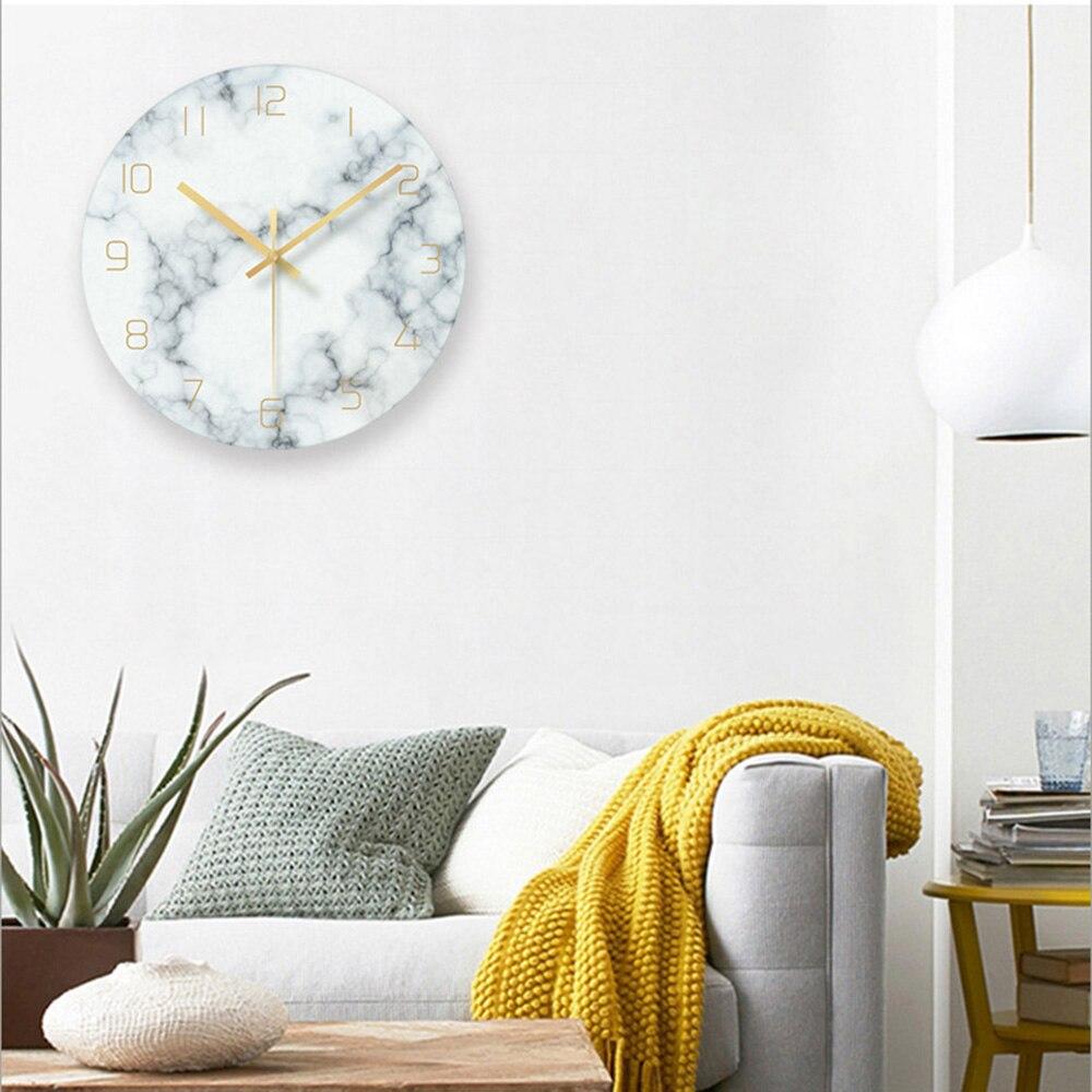 StoneChime™ – Nordische Marmor-Wanduhr im minimalistischen Design für elegante Wohnräume
