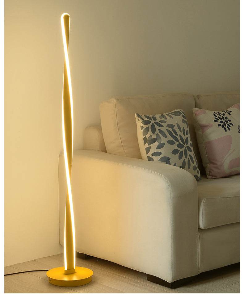 LumaFlex™ Dimmbare Aluminium-Stehlampe – Moderne LED Bodenleuchte mit Fernbedienung