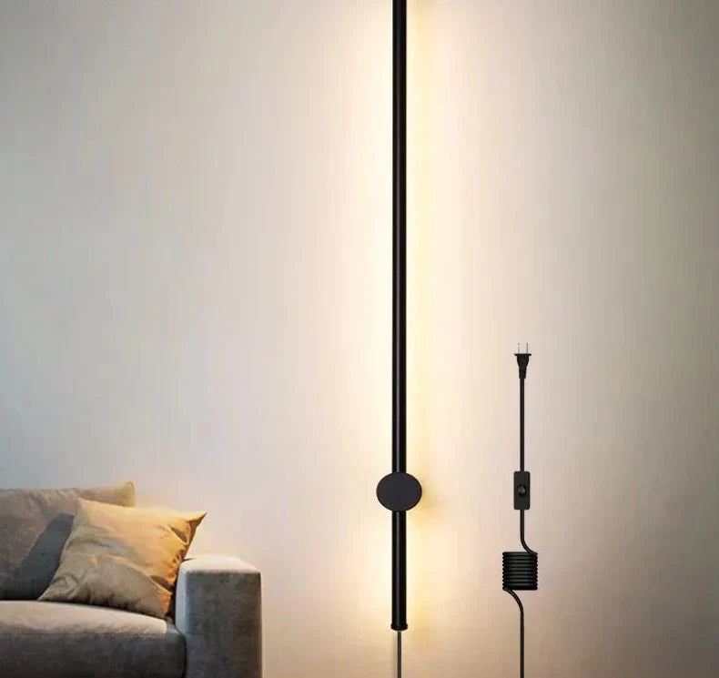 NordicRod | Minimalistische Wandleuchte mit Stecker – Eleganz trifft Funktionalität