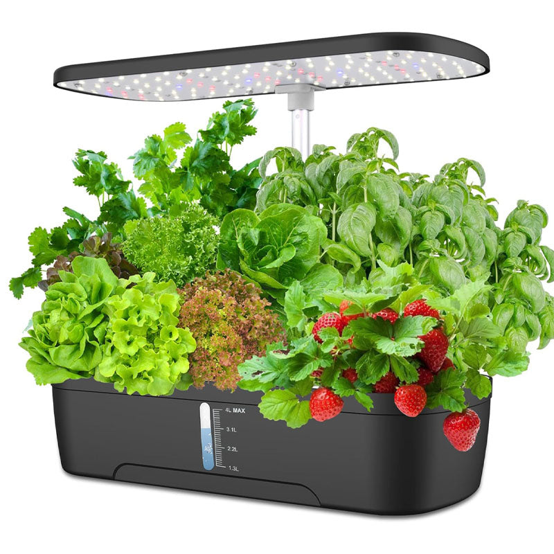 HydroBloom™ – Indoor Hydroponisches Gartensystem mit 12 Pflanzplätzen | Kräuter & Gemüse ganzjährig anbauen