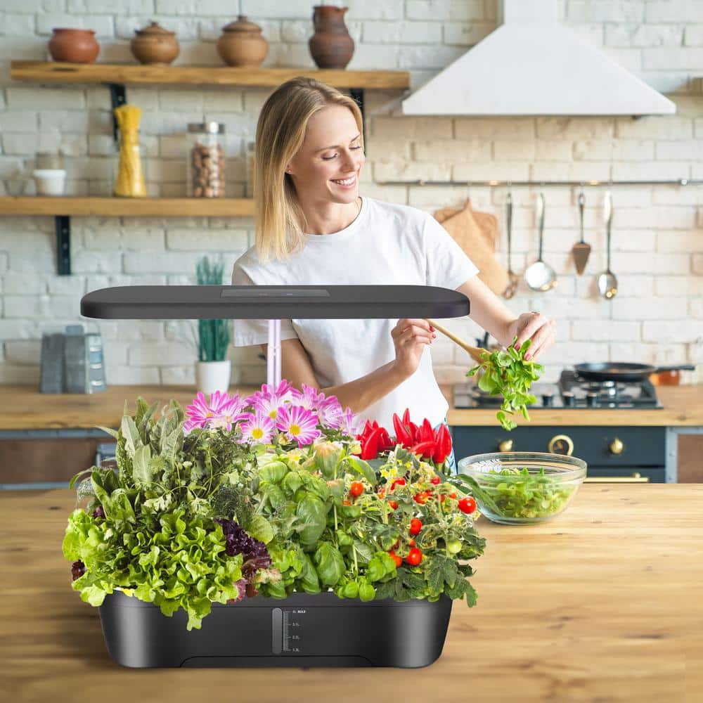HydroBloom™ – Indoor Hydroponisches Gartensystem mit 12 Pflanzplätzen | Kräuter & Gemüse ganzjährig anbauen