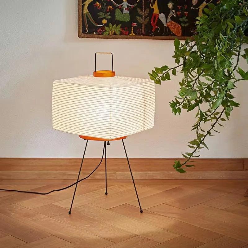 LumeRyo™ Japandi Reispapier Lampe – Stimmungsvolle Ambientebeleuchtung mit Wabi-Sabi Design