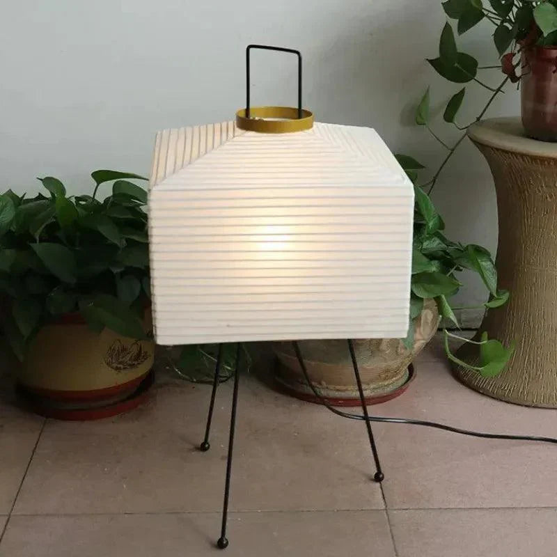 LumeRyo™ Japandi Reispapier Lampe – Stimmungsvolle Ambientebeleuchtung mit Wabi-Sabi Design