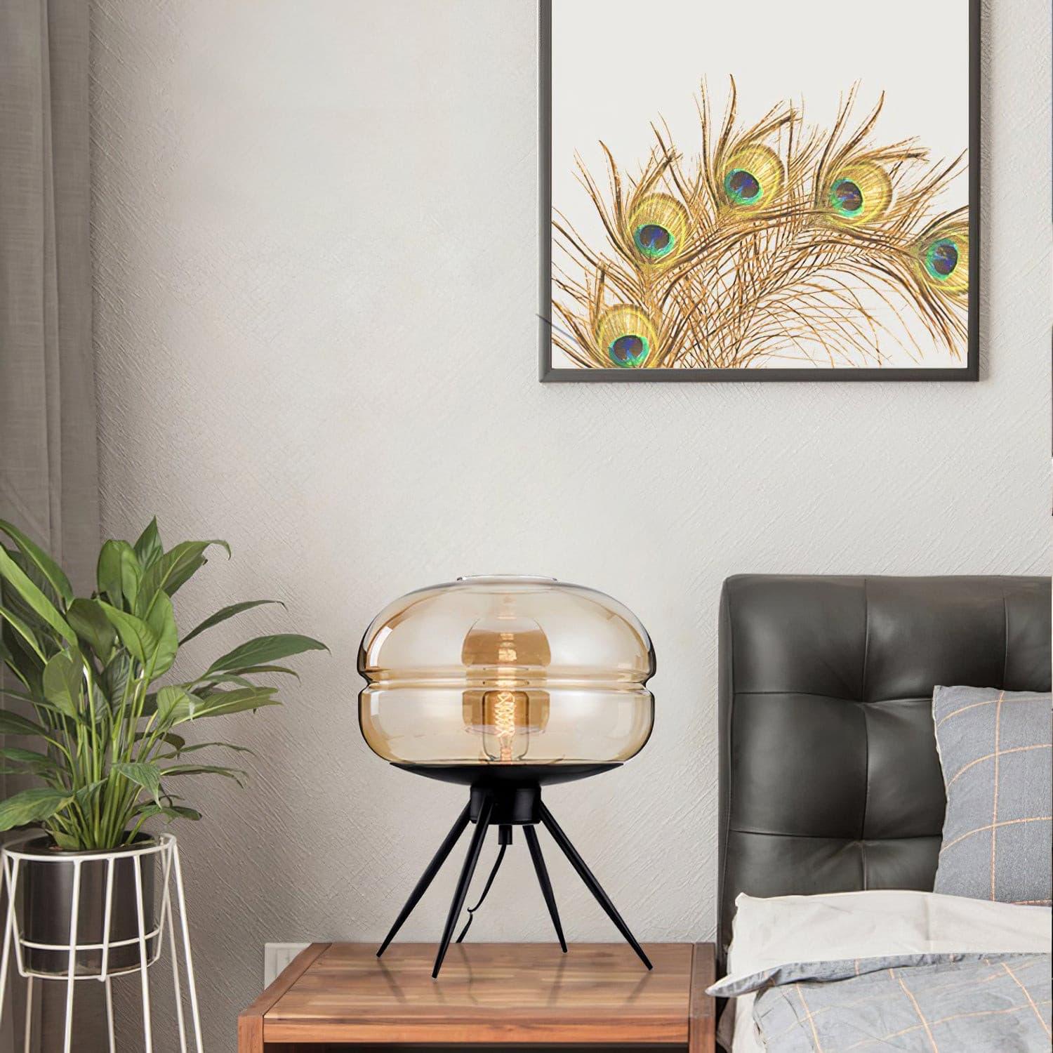 GlowJar™ Tischlampe – LED Glaslampe mit warmem Licht für Wohnzimmer & Schlafzimmer