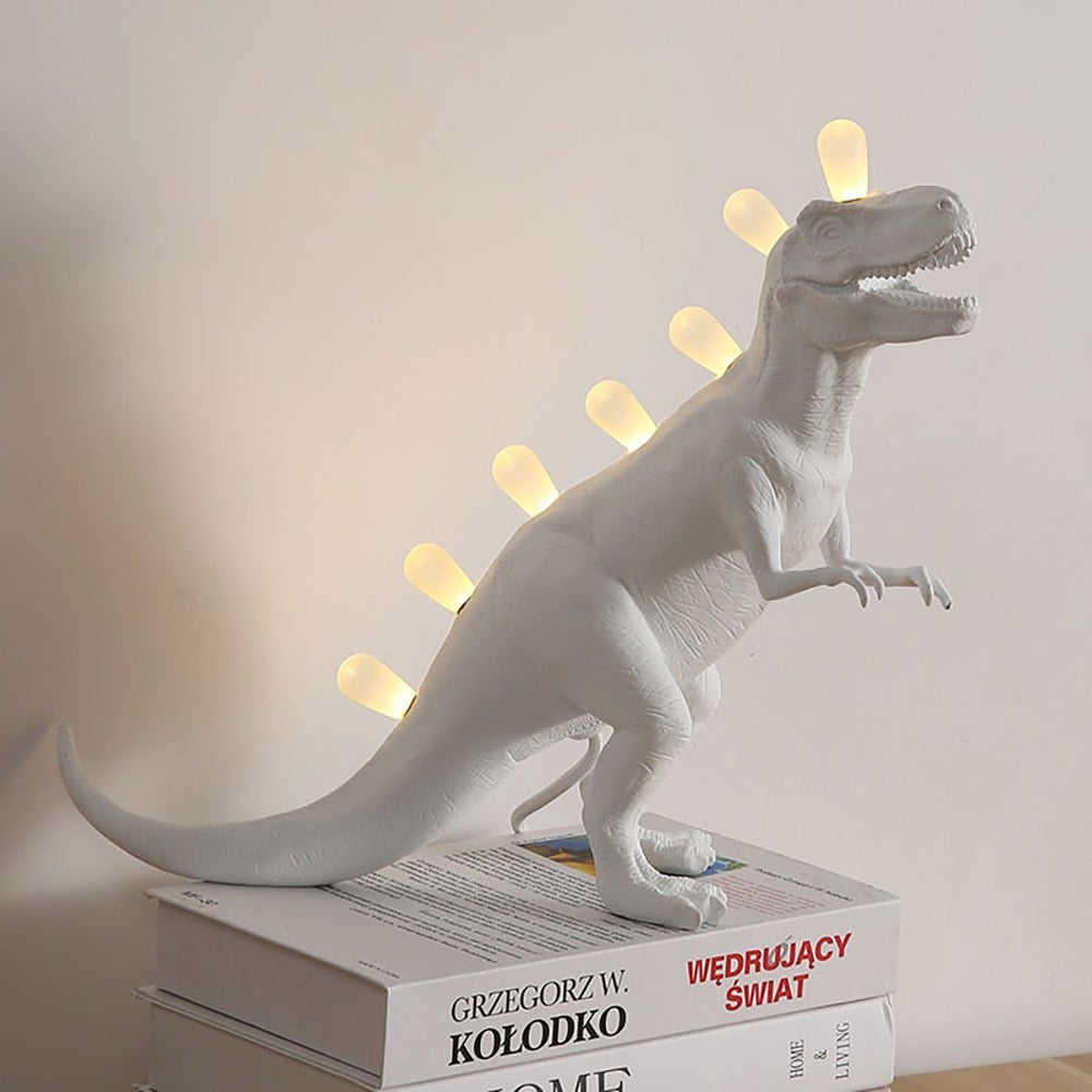 DinoLite™ Tischlampe – Kreative Design-Lampe mit beleuchtetem Dinosaurier-Rücken