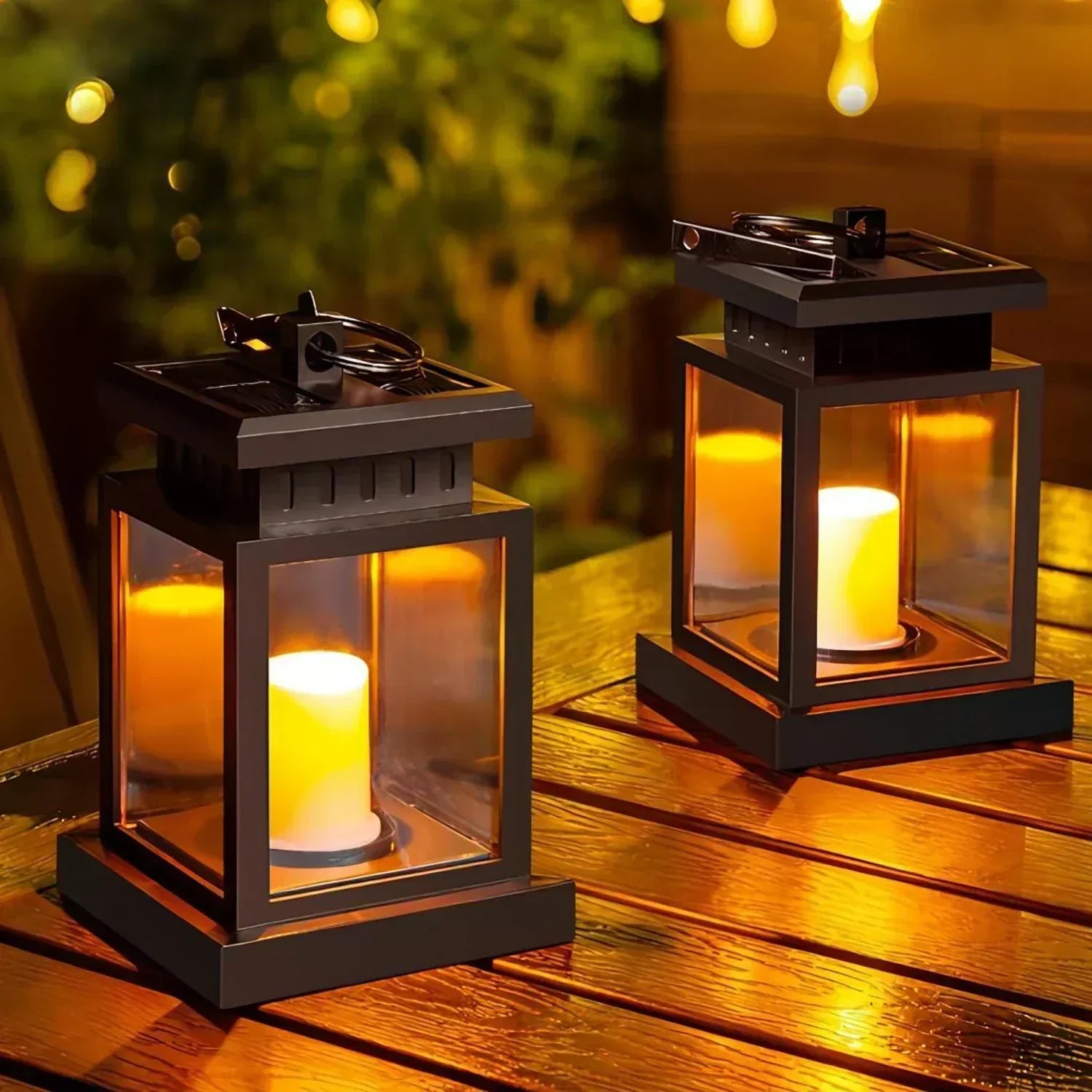 LumiCandle™ Outdoor Garden Lantern – Elegante LED-Gartenlaterne für Terrasse & Garten
