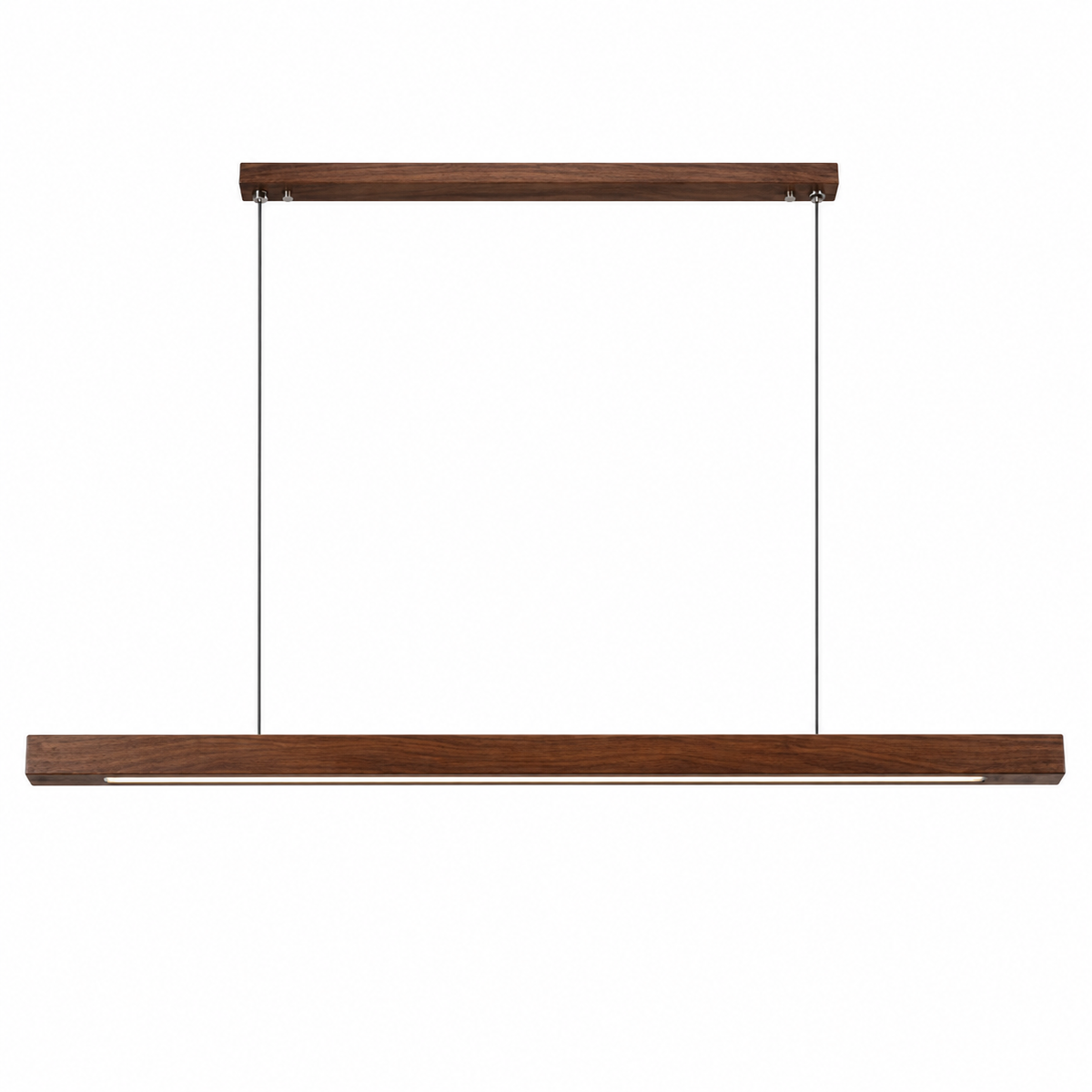 LumeWood™ LED Holz-Pendelleuchte – Massivholz Lampe mit Höhenverstellung & integrierter LED (60–120 cm) - Less Goods