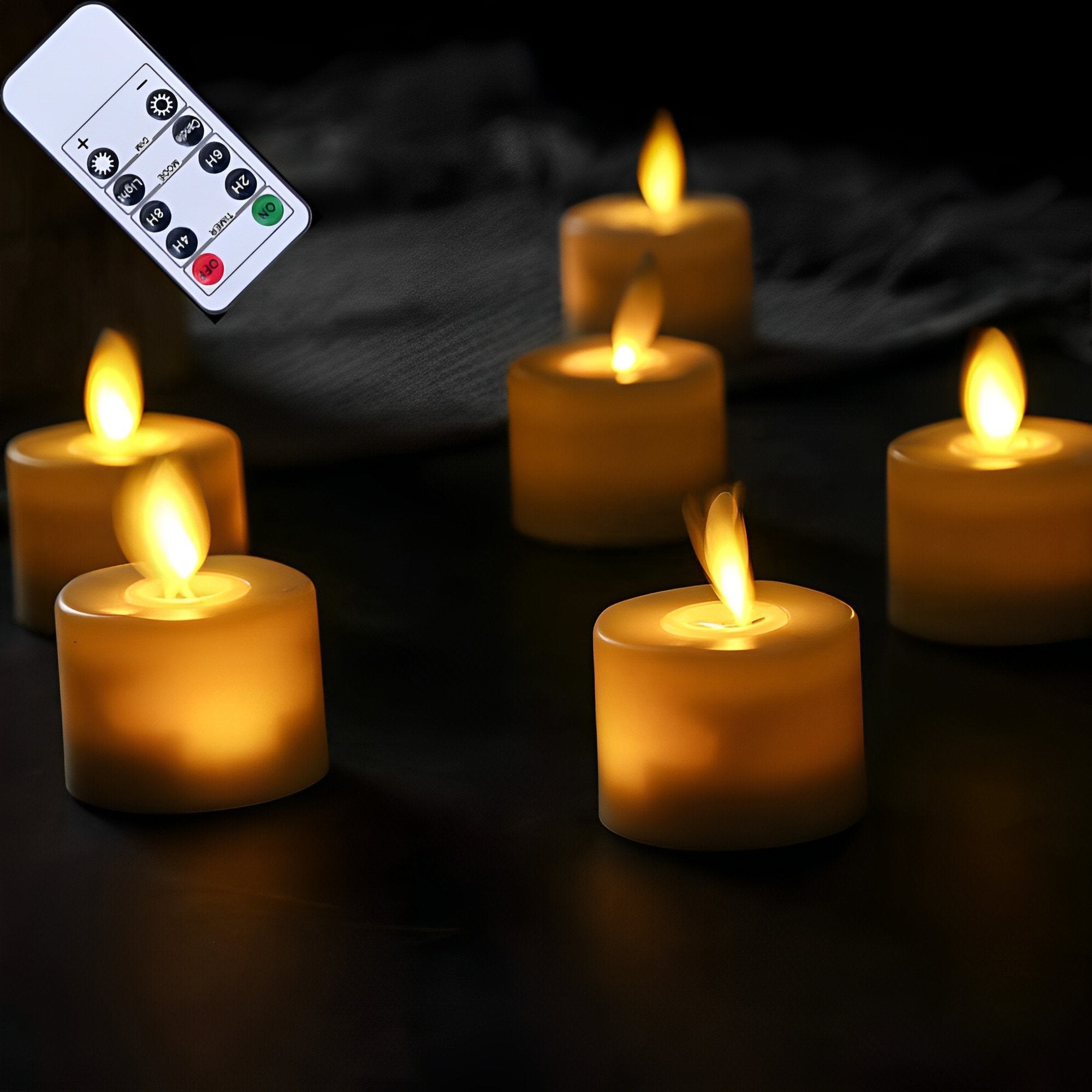 LumiGlow™ – Realistische LED-Kerzen ohne Flamme mit Fernbedienung