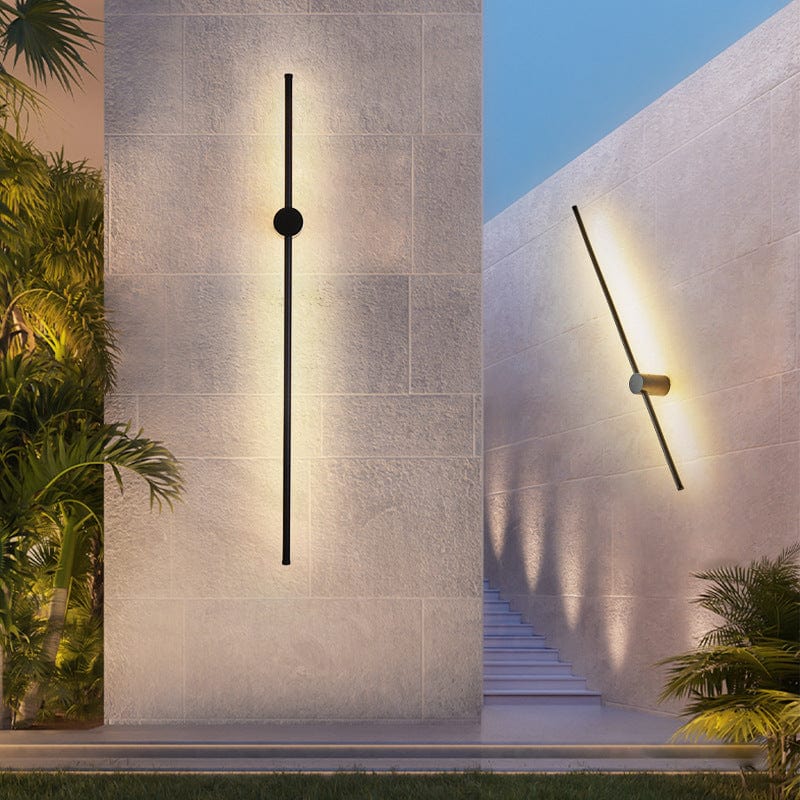 Klarvia™ Luminous Line Outdoor Lamp – Moderne LED Außenleuchte in Linien-Design