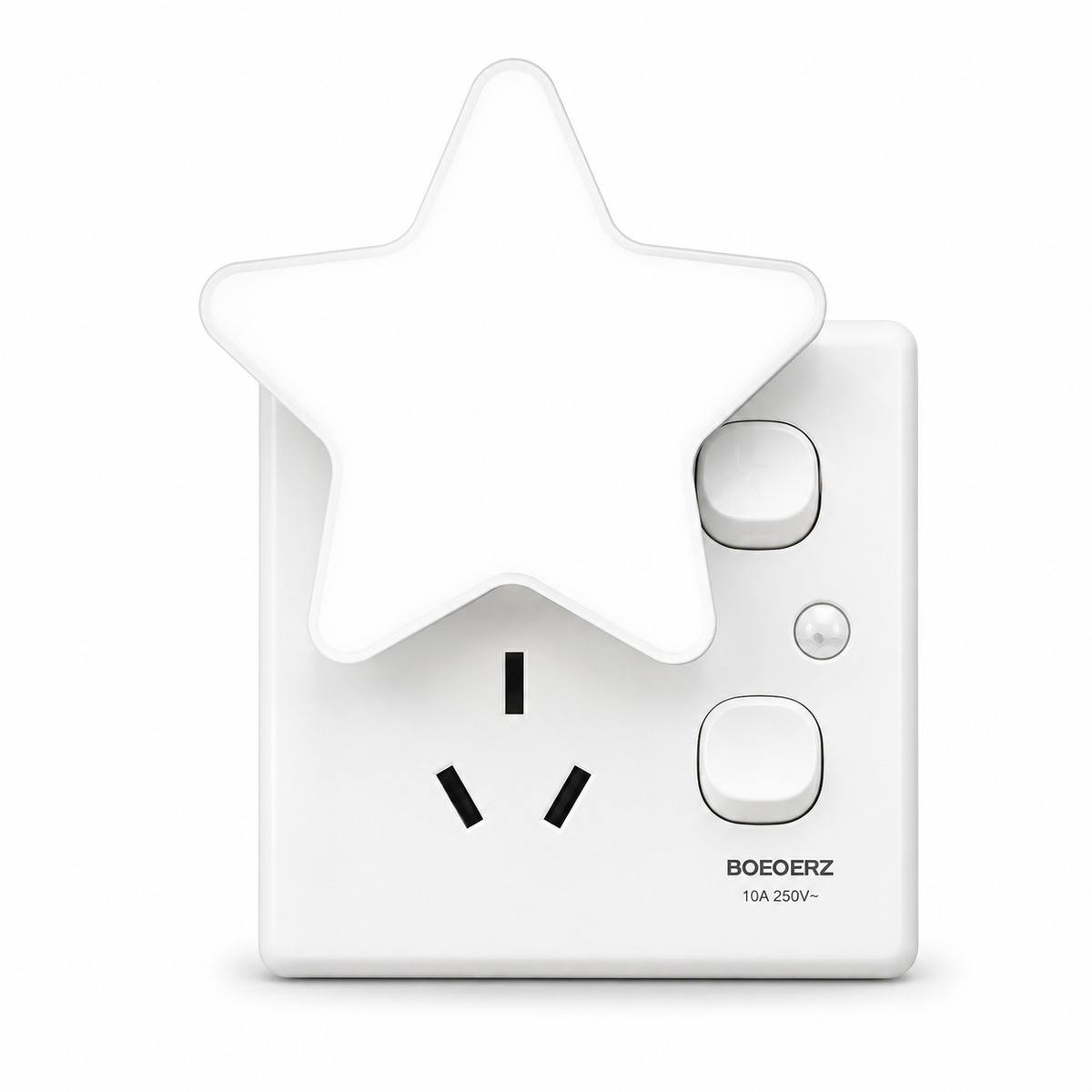 LumoSocket™ LED Steckdosen-Nachtlicht Stern für Kinder | Kinderzimmer Nachtlicht