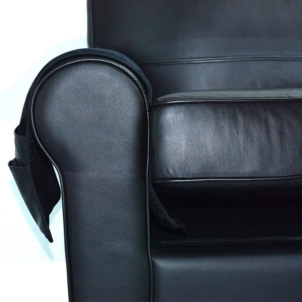 LuxorLeather™ – Premium Sofa-Armlehnen-Organizer aus PU-Leder mit 5 Fächern
