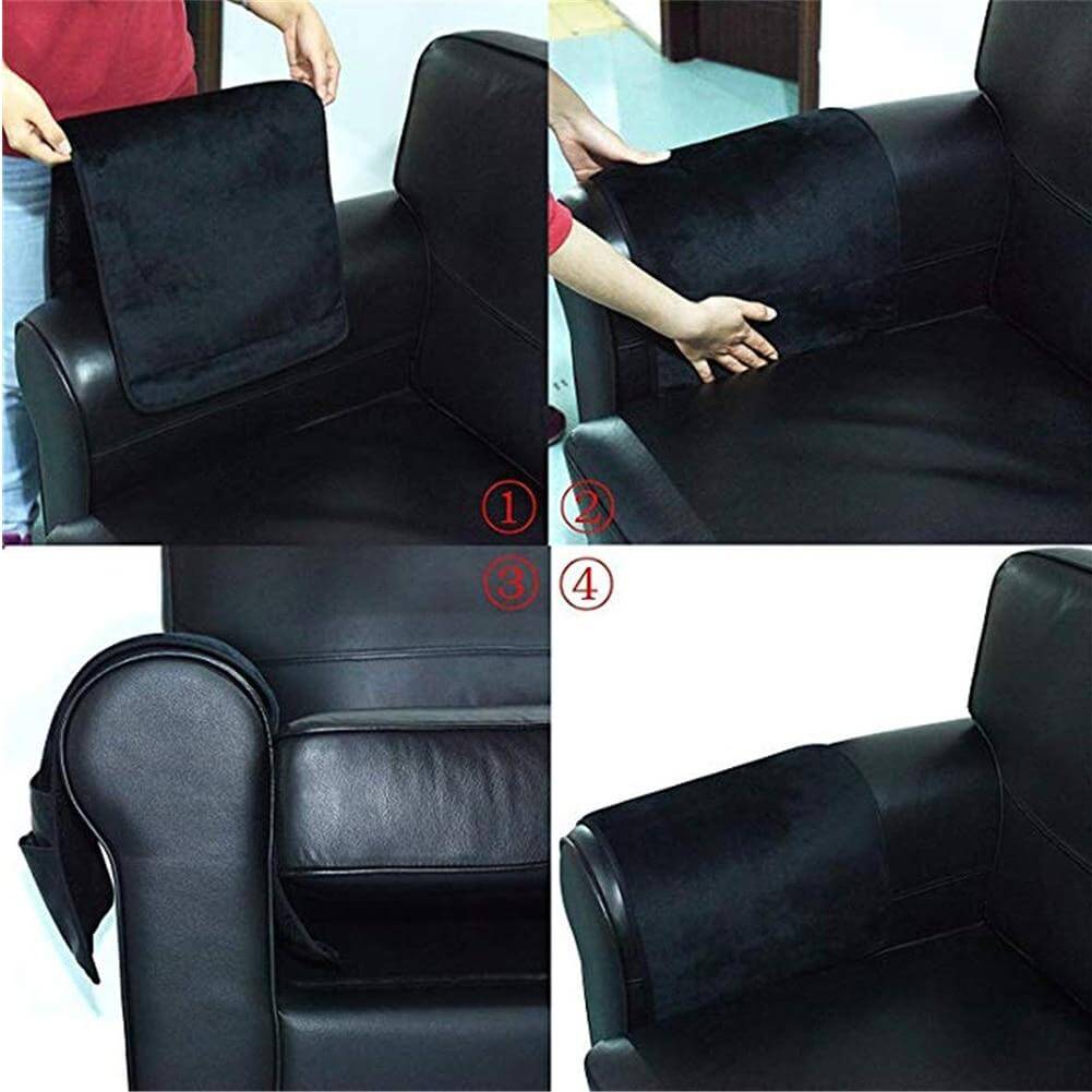 LuxorLeather™ – Premium Sofa-Armlehnen-Organizer aus PU-Leder mit 5 Fächern