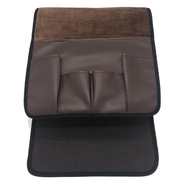 LuxorLeather™ – Premium Sofa-Armlehnen-Organizer aus PU-Leder mit 5 Fächern