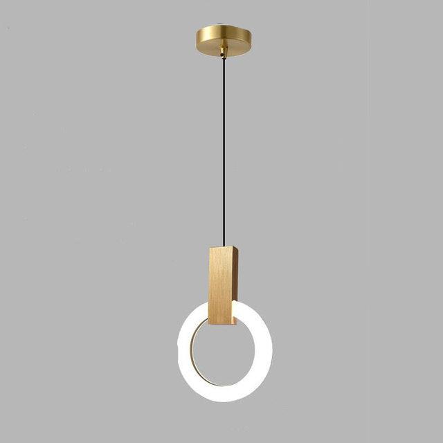 AuraRing™ Pendelleuchte – Minimalistische LED-Hängelampe im nordischen Ring-Design