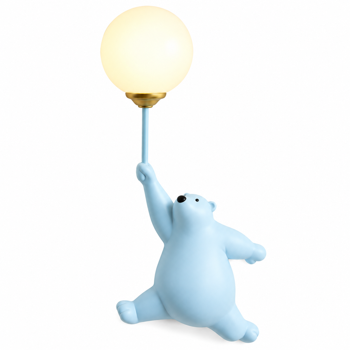 MagicBeam™ Kinder Cartoon Wandleuchte – 3D Bär & Mond, warmweiß, 19×36 cm