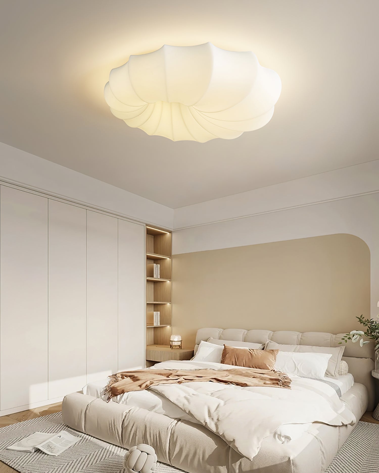 HarborLight™ Deckenleuchte – Moderne LED-Deckenlampe in Weiß mit gleichmäßiger Lichtverteilung