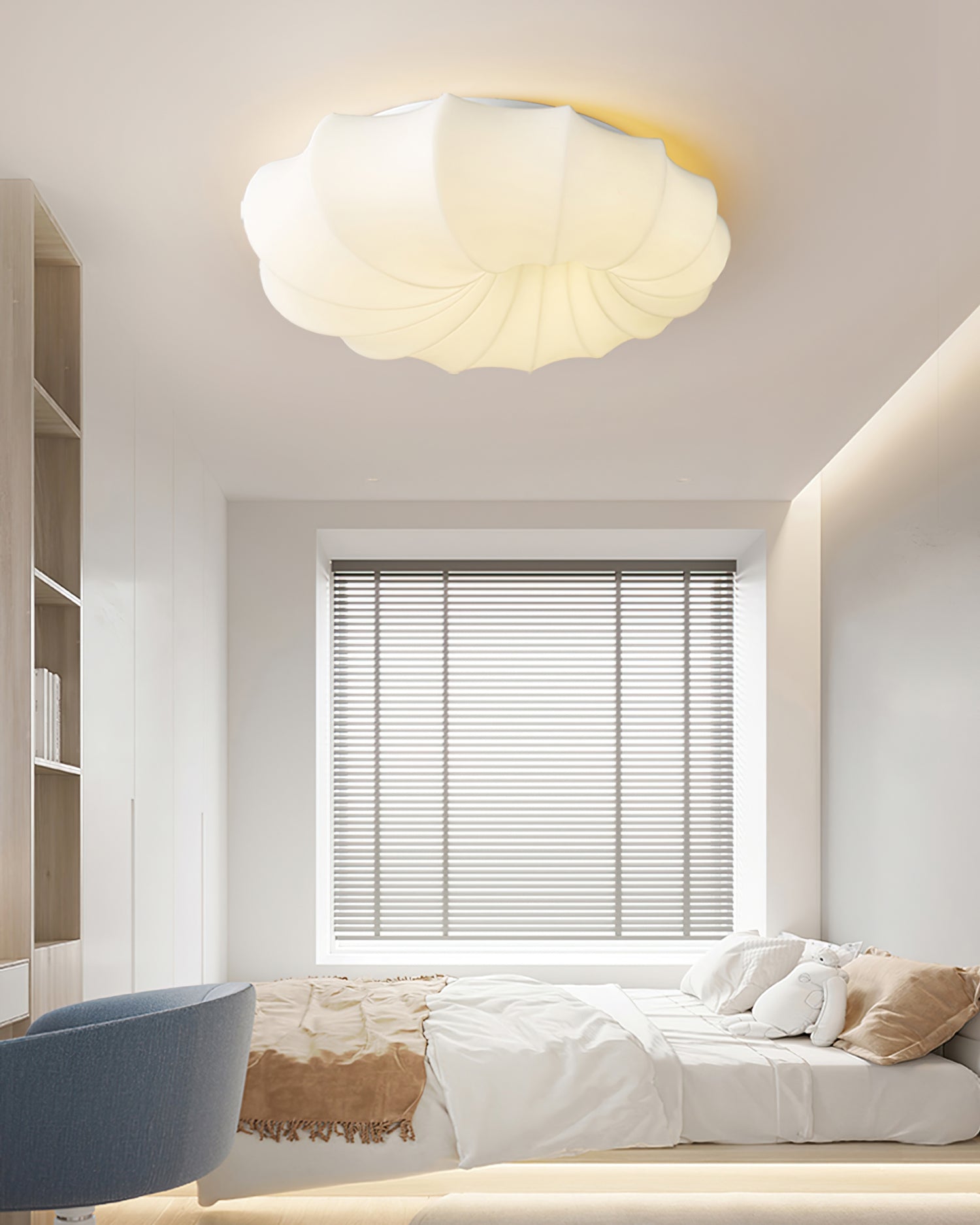 HarborLight™ Deckenleuchte – Moderne LED-Deckenlampe in Weiß mit gleichmäßiger Lichtverteilung