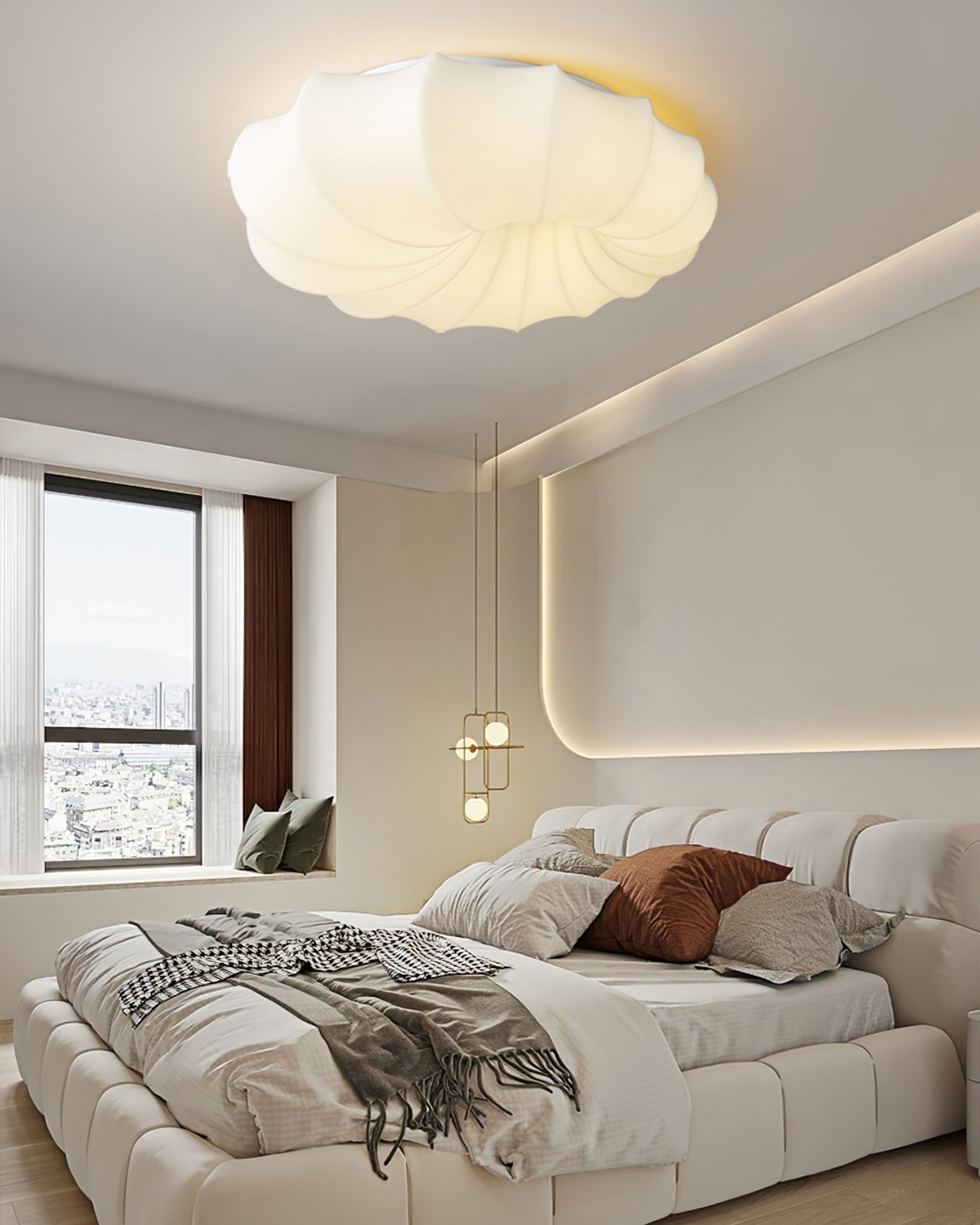 HarborLight™ Deckenleuchte – Moderne LED-Deckenlampe in Weiß mit gleichmäßiger Lichtverteilung