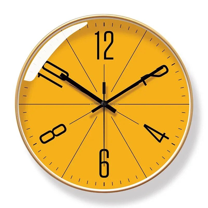 NordicTime™ – Minimalistische Wanduhr im nordischen Design für moderne Wohnräume