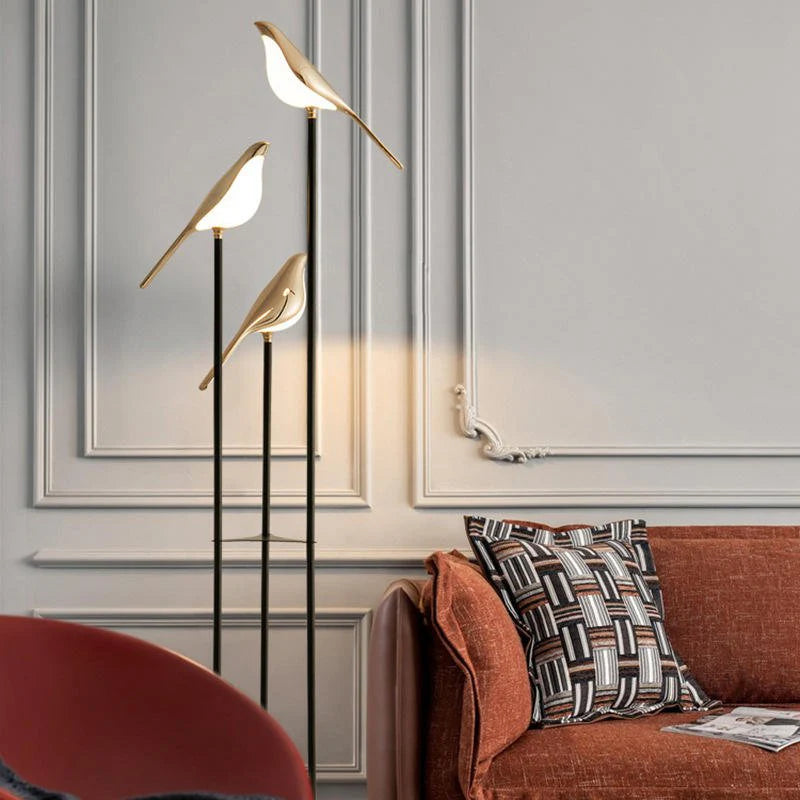 MrBirdies™ Minimalist Aesthetic Floor Lamp – Design-Stehlampe mit integrierter LED