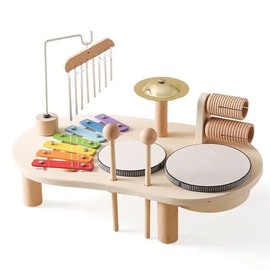 Melodiny™ Musikset aus Holz – Xylophon & Instrumente für Babys ab 12 Monaten, motorikfördernd