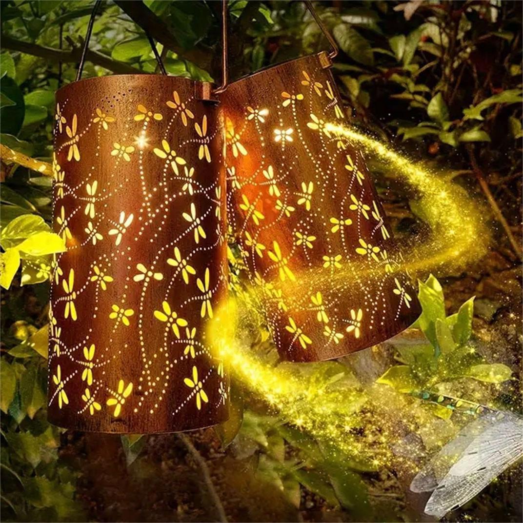 Dragonfly™ Solar Lantern – Solar-Gartenlaterne mit Libellen-Design & stimmungsvollem Licht