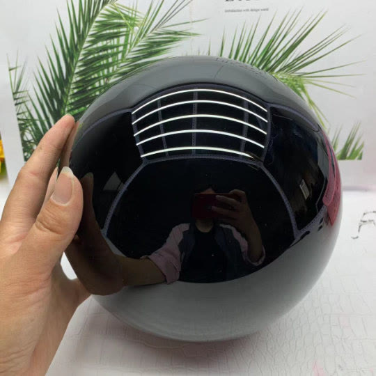 ObsidianSphere™ – Natürliche Obsidian Kristallkugel für Energie, Balance & Dekoration