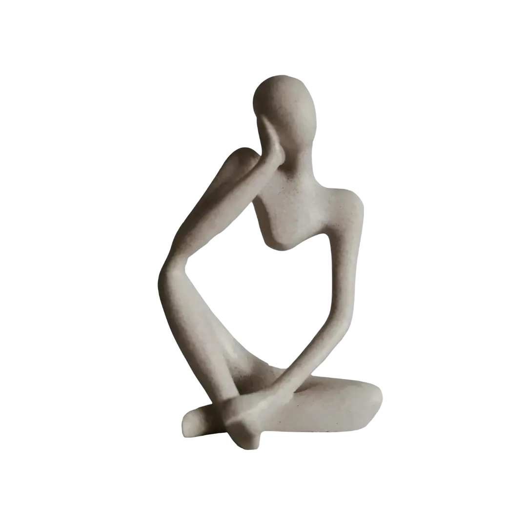 SoulSculpt™ – Abstrakte Denker-Skulptur als moderne Kunstfigur