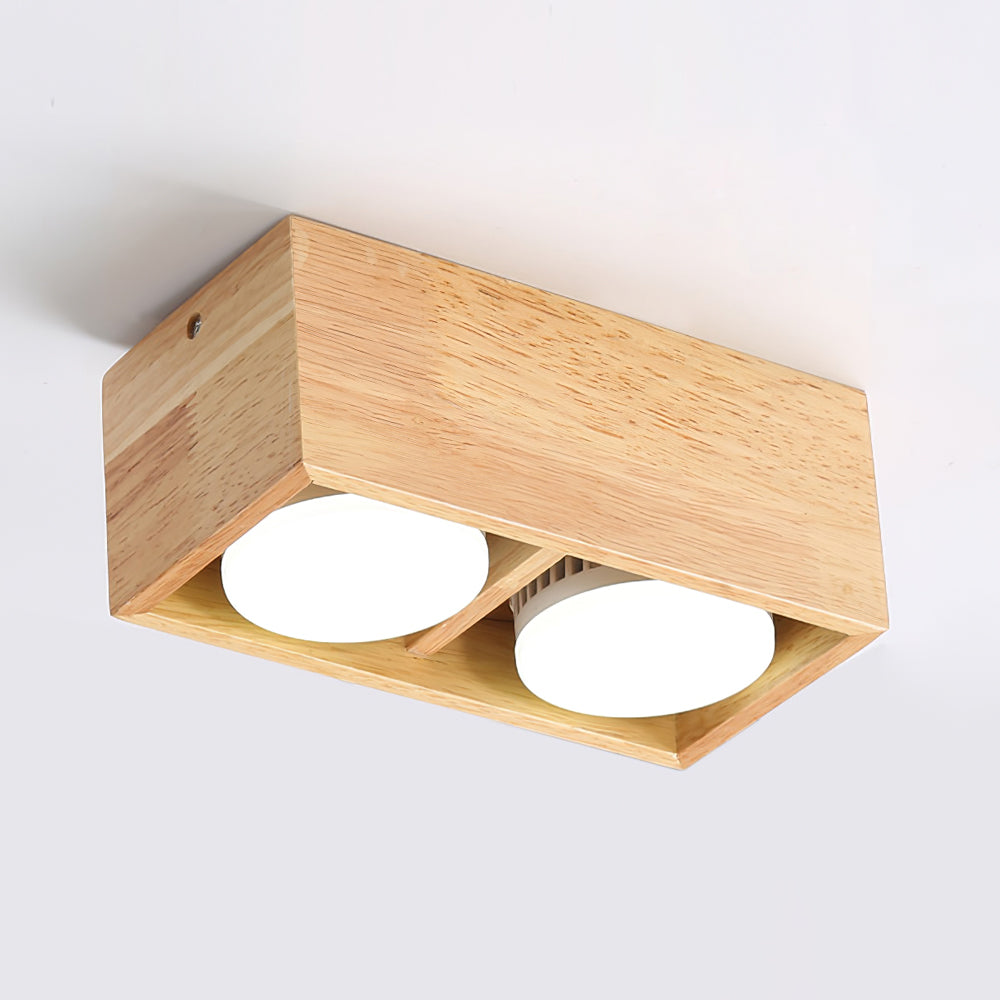 OzawaGlow™ Deckenleuchte – Holz-LED-Deckenlampe für warme Wohnatmosphäre