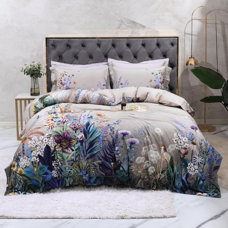 ColorBurst™ – Premium Bettwäsche-Set aus ägyptischer Baumwolle | Farbenfrohes 4-teiliges Design