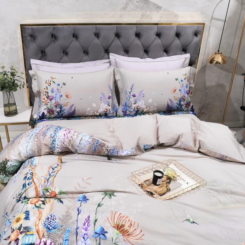 ColorBurst™ – Premium Bettwäsche-Set aus ägyptischer Baumwolle | Farbenfrohes 4-teiliges Design