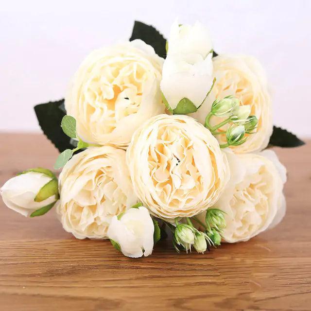 PeonyBliss™ – Realistisches Seidenpfingstrosen-Bouquet für zeitlose Wohn-Dekoration