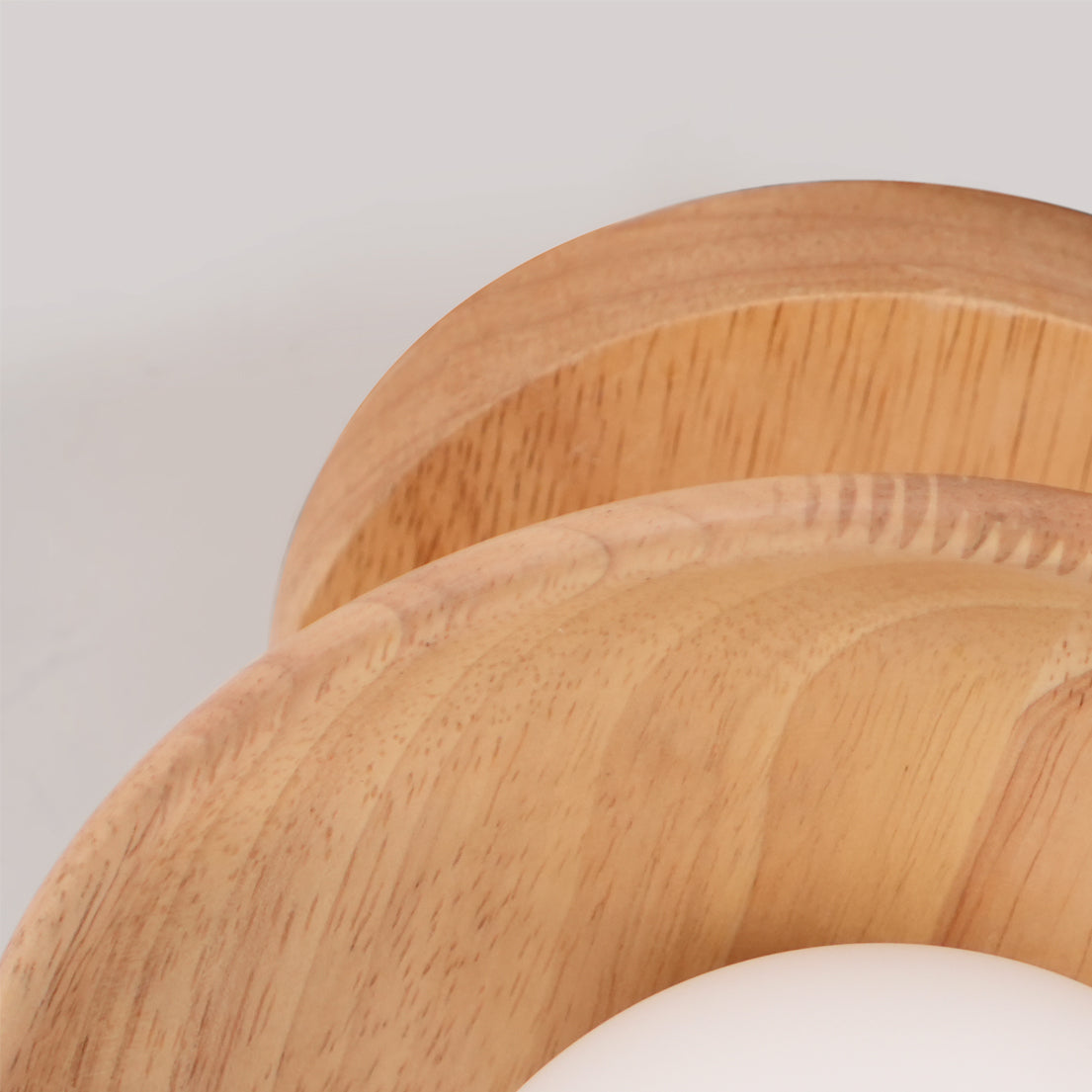 CelestialGlow™ Deckenleuchte – Natürliche Holz-Designlampe für niedrige Decken