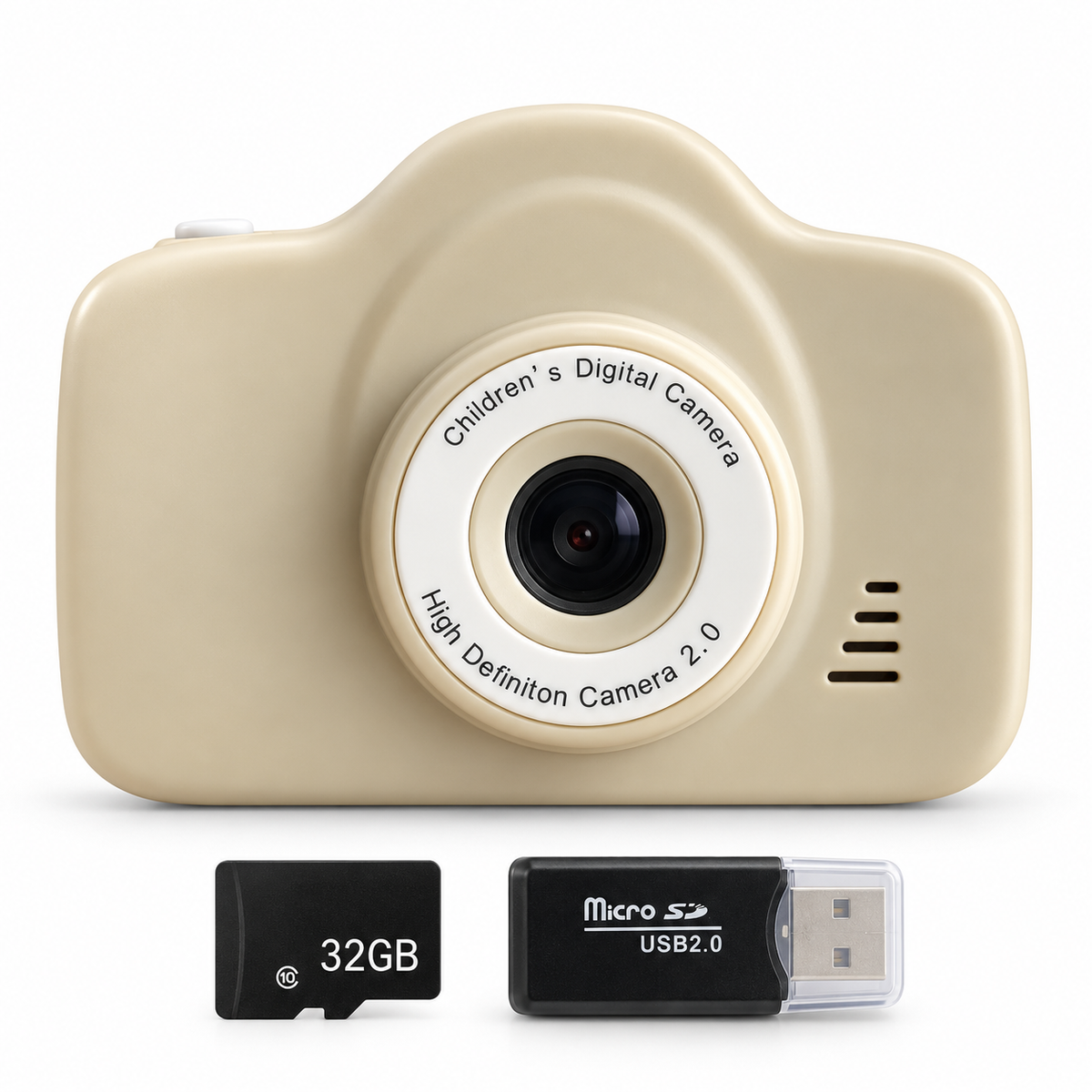 PlayQuest™ Kinderkamera – 1080p HD, 2000W Sensor, 2.0" Display, Spiele & Filter