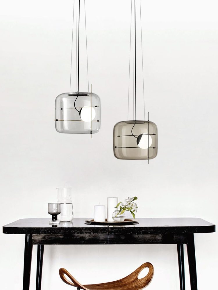CognacLuxe™ Pendelleuchte – Stilvolle Glas-Hängelampe mit sanftem, diffusem Licht (G9 LED)