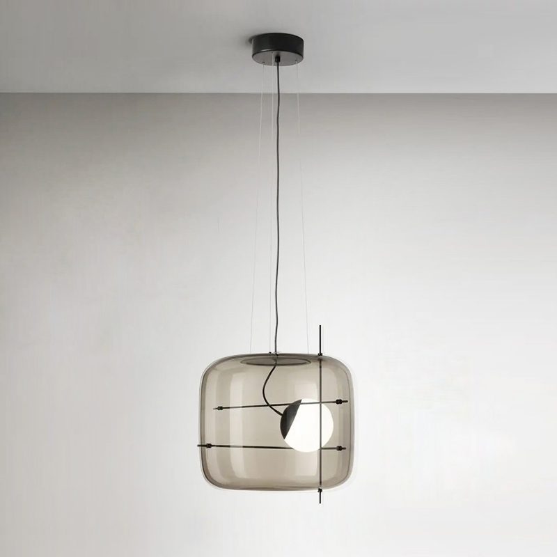 CognacLuxe™ Pendelleuchte – Stilvolle Glas-Hängelampe mit sanftem, diffusem Licht (G9 LED)