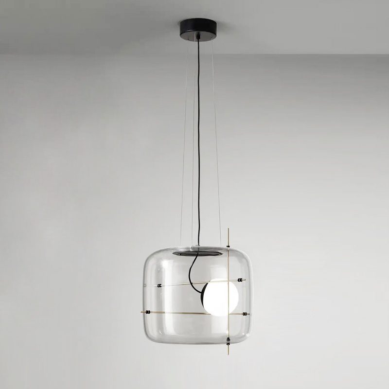 CognacLuxe™ Pendelleuchte – Stilvolle Glas-Hängelampe mit sanftem, diffusem Licht (G9 LED)