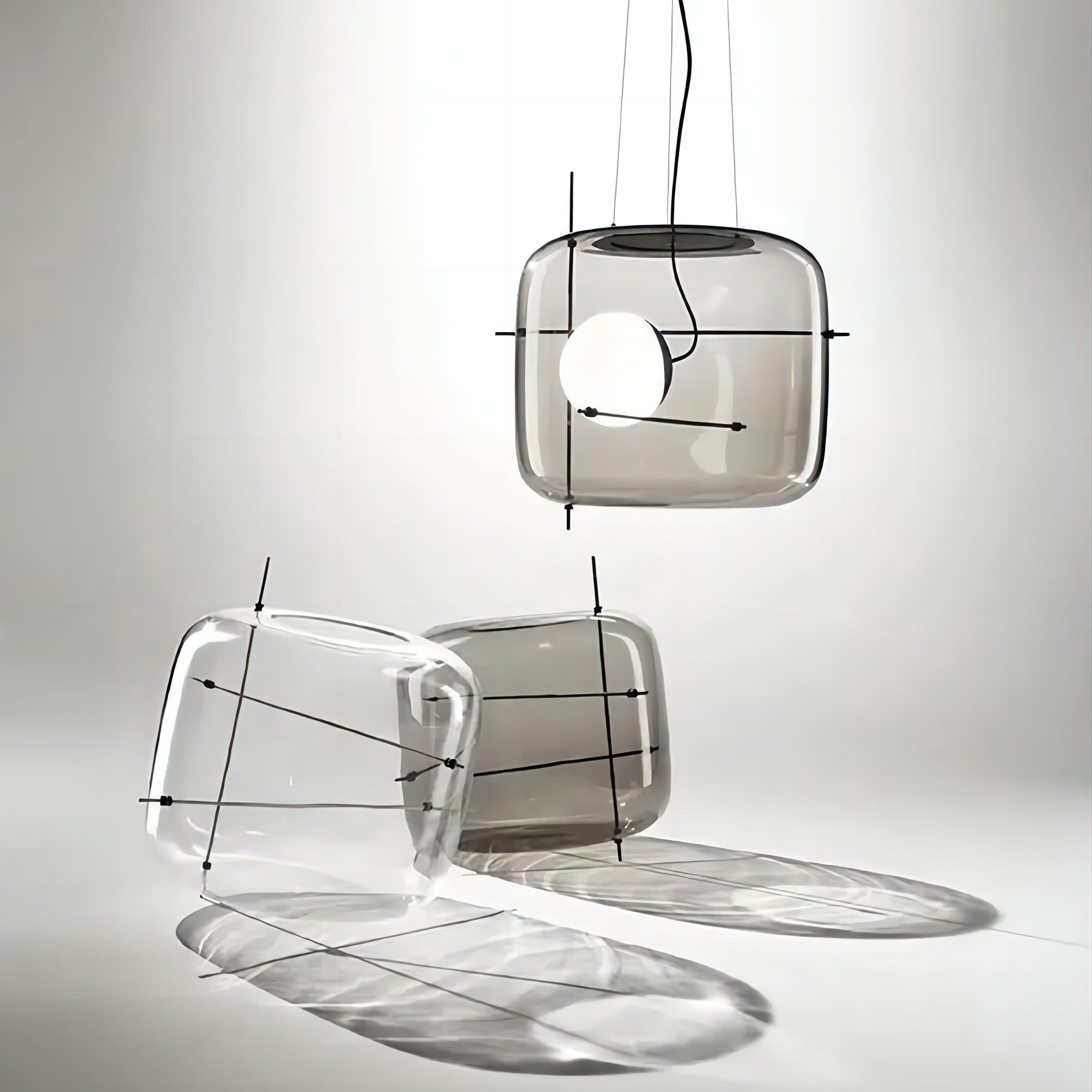CognacLuxe™ Pendelleuchte – Stilvolle Glas-Hängelampe mit sanftem, diffusem Licht (G9 LED)