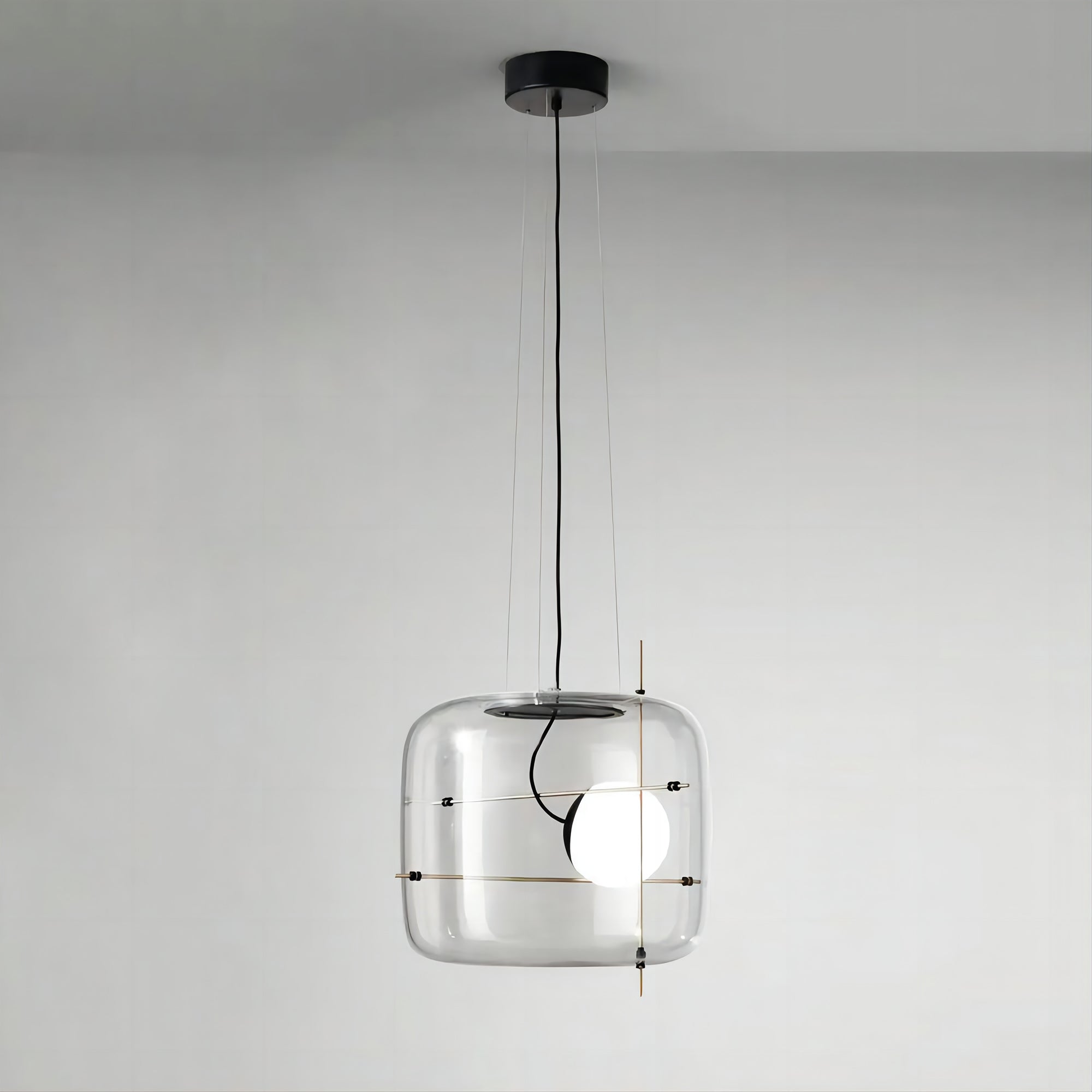 CognacLuxe™ Pendelleuchte – Stilvolle Glas-Hängelampe mit sanftem, diffusem Licht (G9 LED)