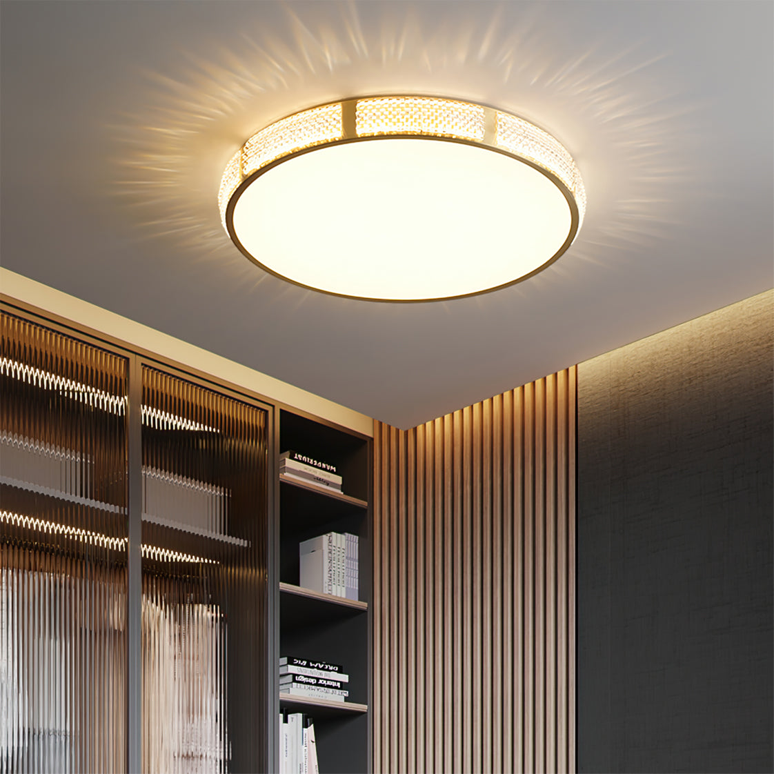 LovateShine™ Deckenleuchte – Moderne LED-Deckenlampe aus Messing & Acryl