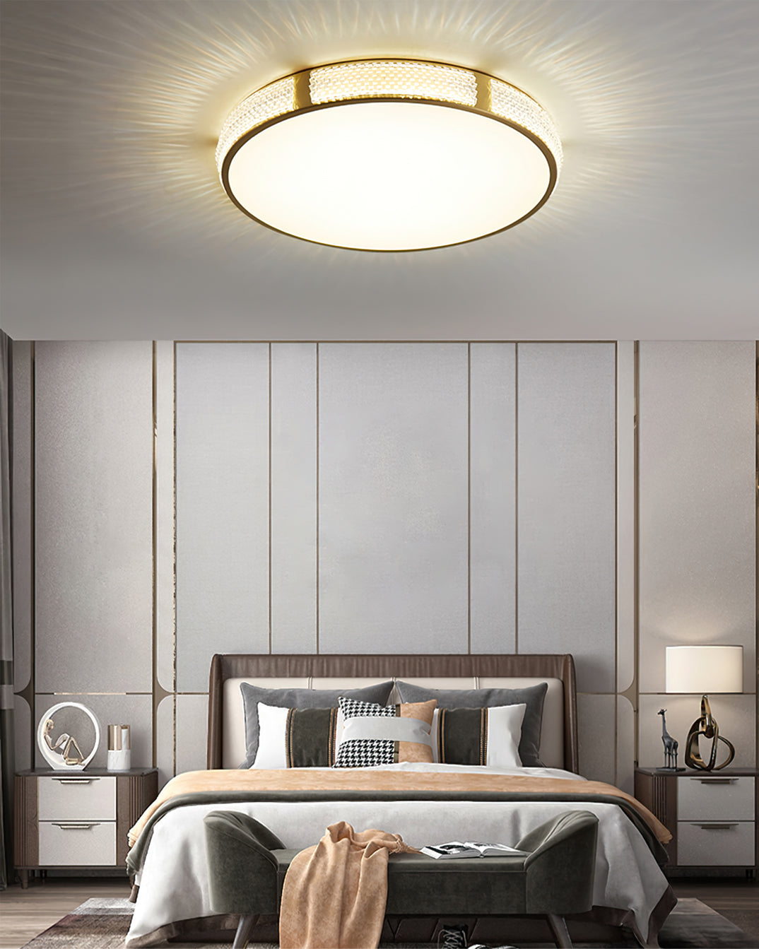 LovateShine™ Deckenleuchte – Moderne LED-Deckenlampe aus Messing & Acryl
