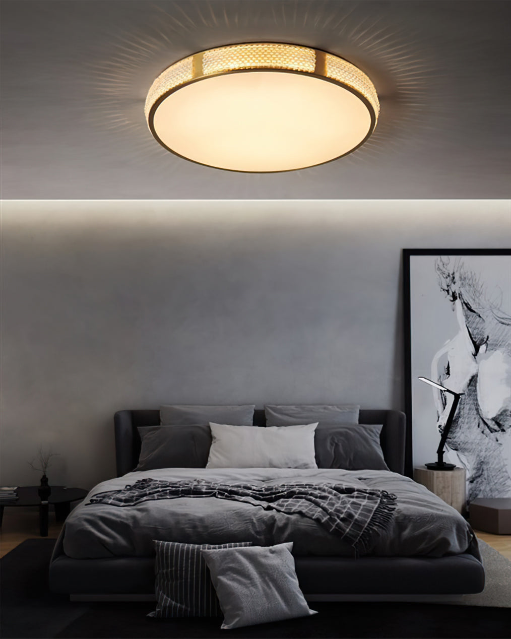 LovateShine™ Deckenleuchte – Moderne LED-Deckenlampe aus Messing & Acryl
