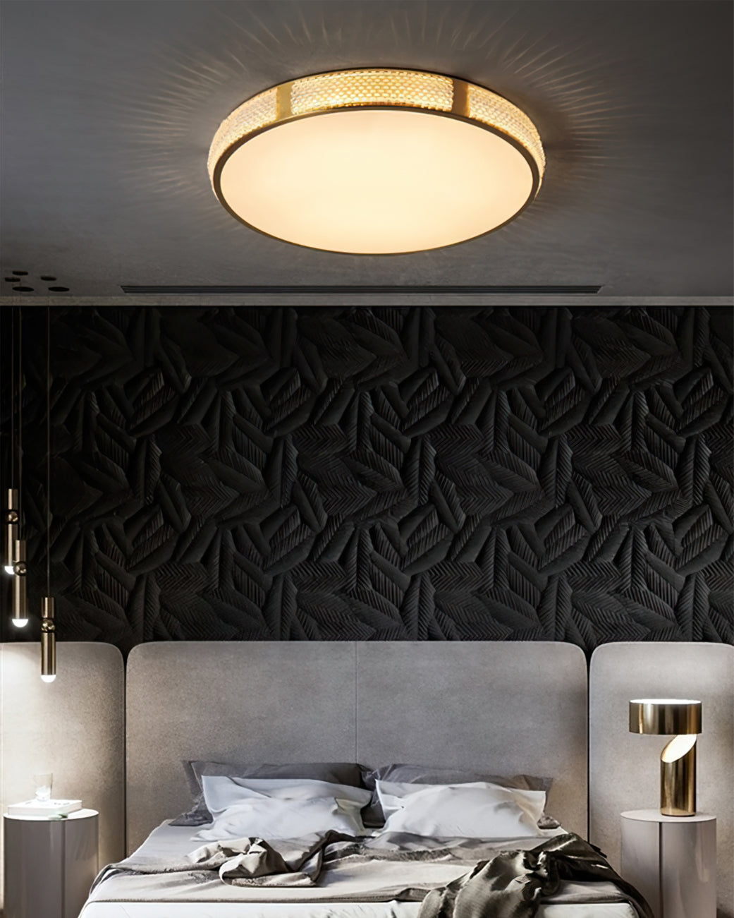 LovateShine™ Deckenleuchte – Moderne LED-Deckenlampe aus Messing & Acryl