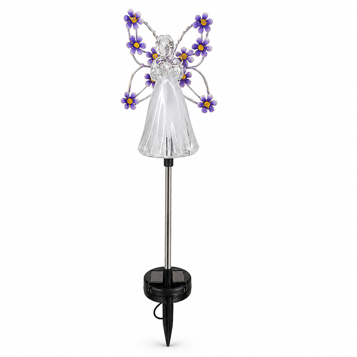 RadiantAngel™ Solar LED Engel Lampe – Warmweiß 3000K, 30 cm, Garten Deko Licht