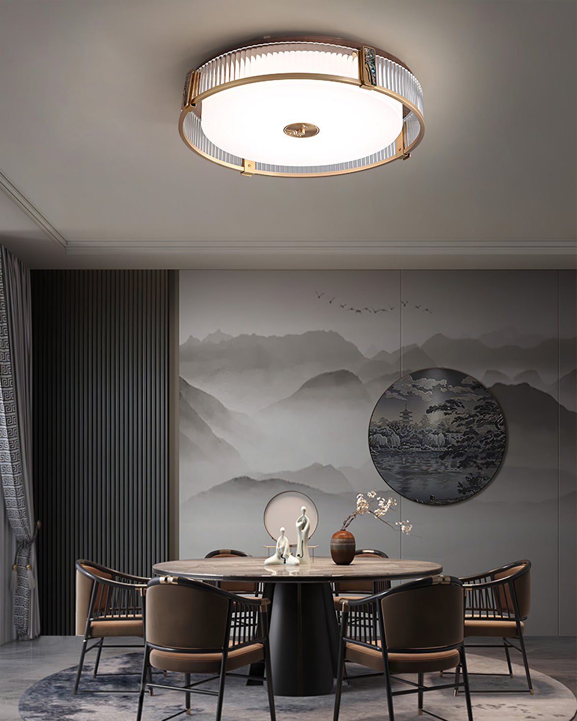 AuraLuxe™ Randolph Deckenleuchte – Elegante LED-Deckenlampe mit diffuser Lichtverteilung