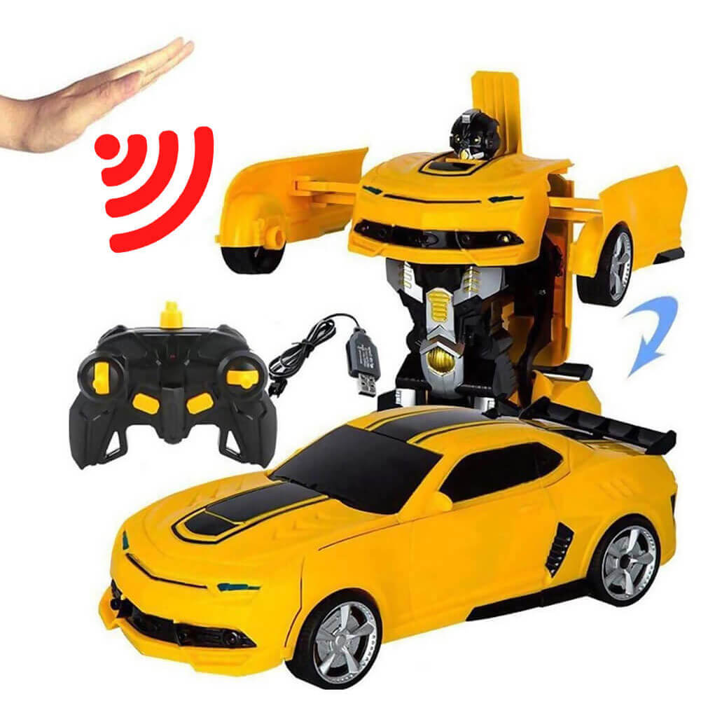 RoboDrive™ – 2-in-1 Transformierbares RC Auto & Roboter mit Licht & Sound
