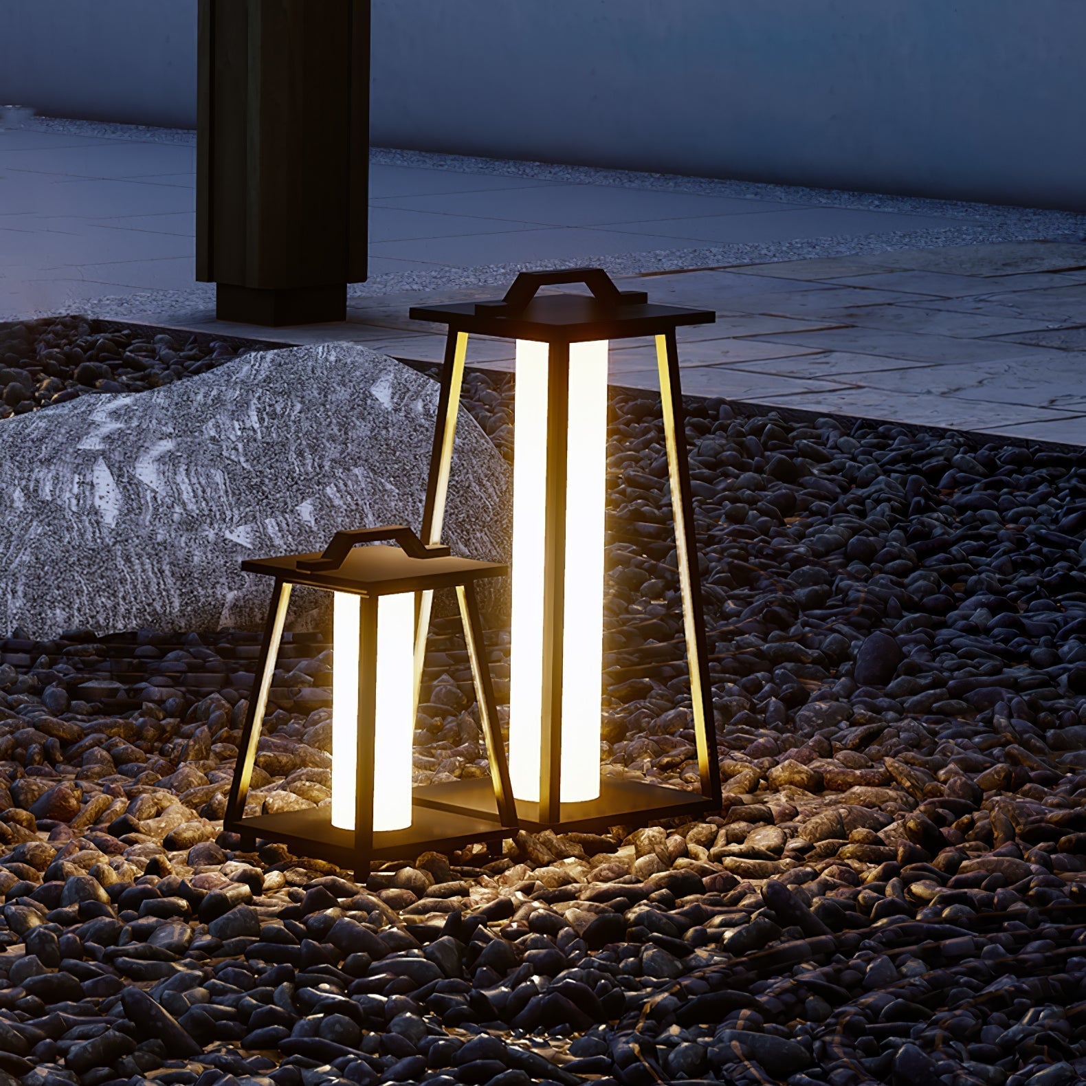 Roam™ Portable Outdoor Light – Tragbare LED Garten- & Terrassenleuchte aus Edelstahl